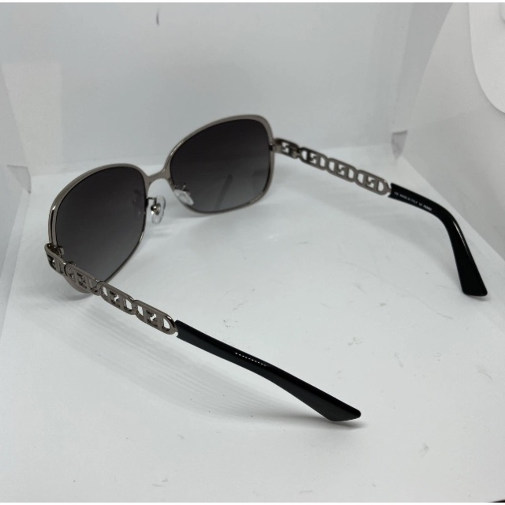 Vintage Fendi Logo Metal Women’s Sunglasses Brown Pewter F478 Made in Italy - Picture 7 of 16